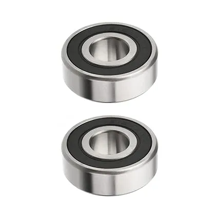 2PCS 6015-2RS Bearing 75x115x20mm, Premium Deep Groove Ball Bearing