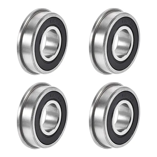 ZJU FR1 Flange Bearing 1.397×4.762×1.984mm, OD 5.94mm, Open Type