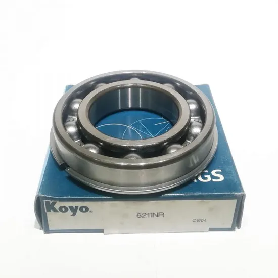 Koyo 6211NR/ZZ Bearing 55x100x21mm Deep Groove Ball