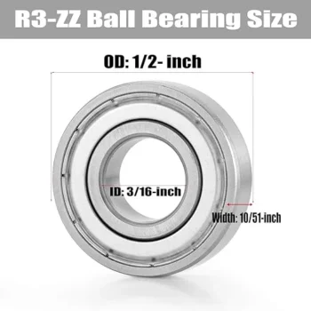 R3-Zz RS Bearing 4.763×12.7×3.97mm – High-Performance Miniature Deep Groove Ball Bearing